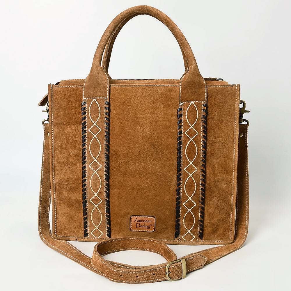 American Darling Tote Genuine Suede Leather women bag western handbag purse