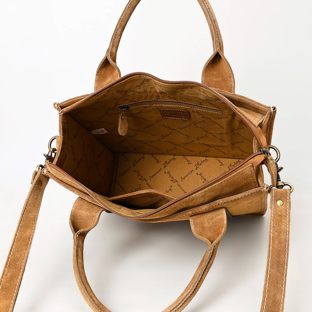 American Darling Tote Genuine Suede Leather women bag western handbag purse