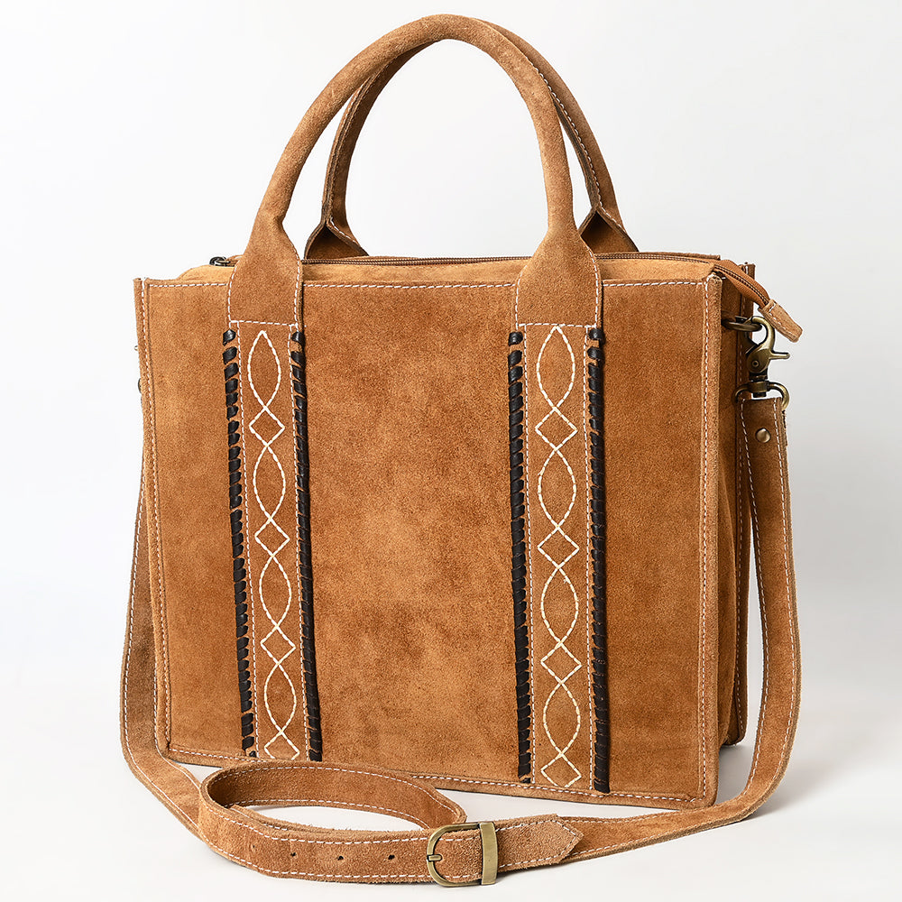 American Darling Tote Genuine Suede Leather women bag western handbag purse
