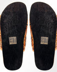 American Darling ADFTE103 Hand tooled carved genuine leather sandal footwear flip flop