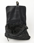 Never Mind Nmbgm115B  Vintage Handmade Genuine Cowhide Leather Women Bag Western Handbag Purse