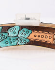 Beautifully Hand Tooled Women Ladies Hair Band Clip Clutcher