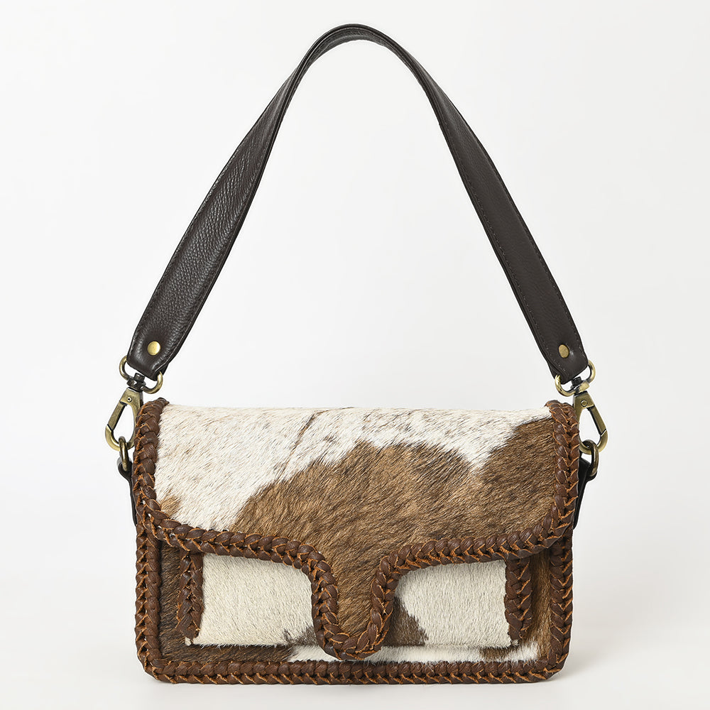 American Darling Adbgm405A Small Crossbody Hair-On Genuine Leather Women Bag Western Handbag Purse