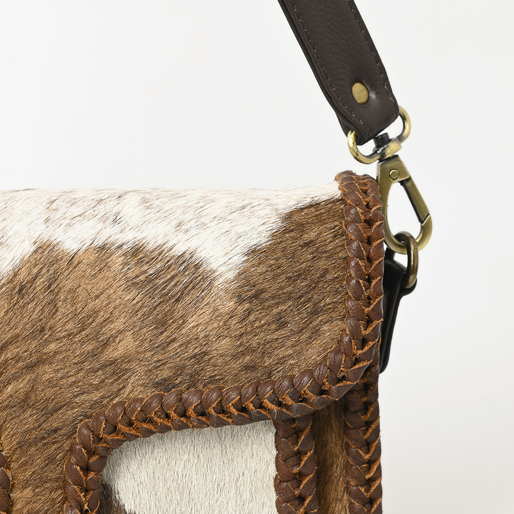 American Darling Small Crossbody Hair On Genuine Leather Western Women Bag Handbag Purse | for Cute