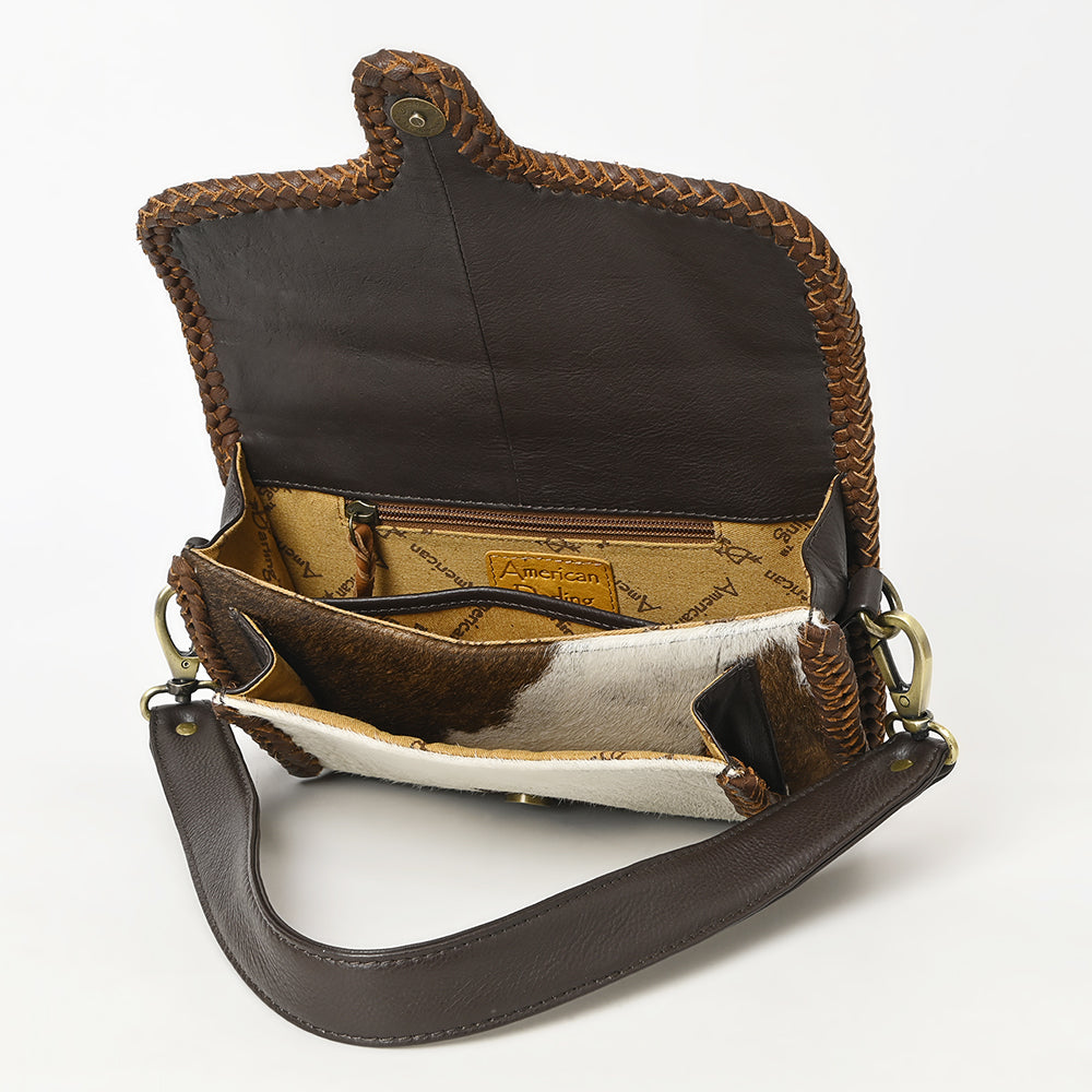 American Darling Small Crossbody Hair On Genuine Leather Western Women Bag Handbag Purse | for Cute