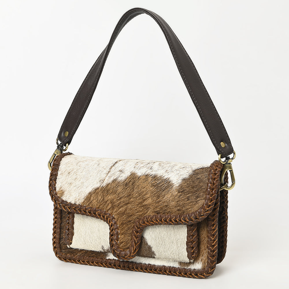 American Darling Adbgm405A Small Crossbody Hair-On Genuine Leather Women Bag Western Handbag Purse