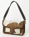 American Darling Adbgm405A Small Crossbody Hair-On Genuine Leather Women Bag Western Handbag Purse