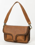 American Darling Adbgm405B Small Crossbody Hair-On Genuine Leather Women Bag Western Handbag Purse