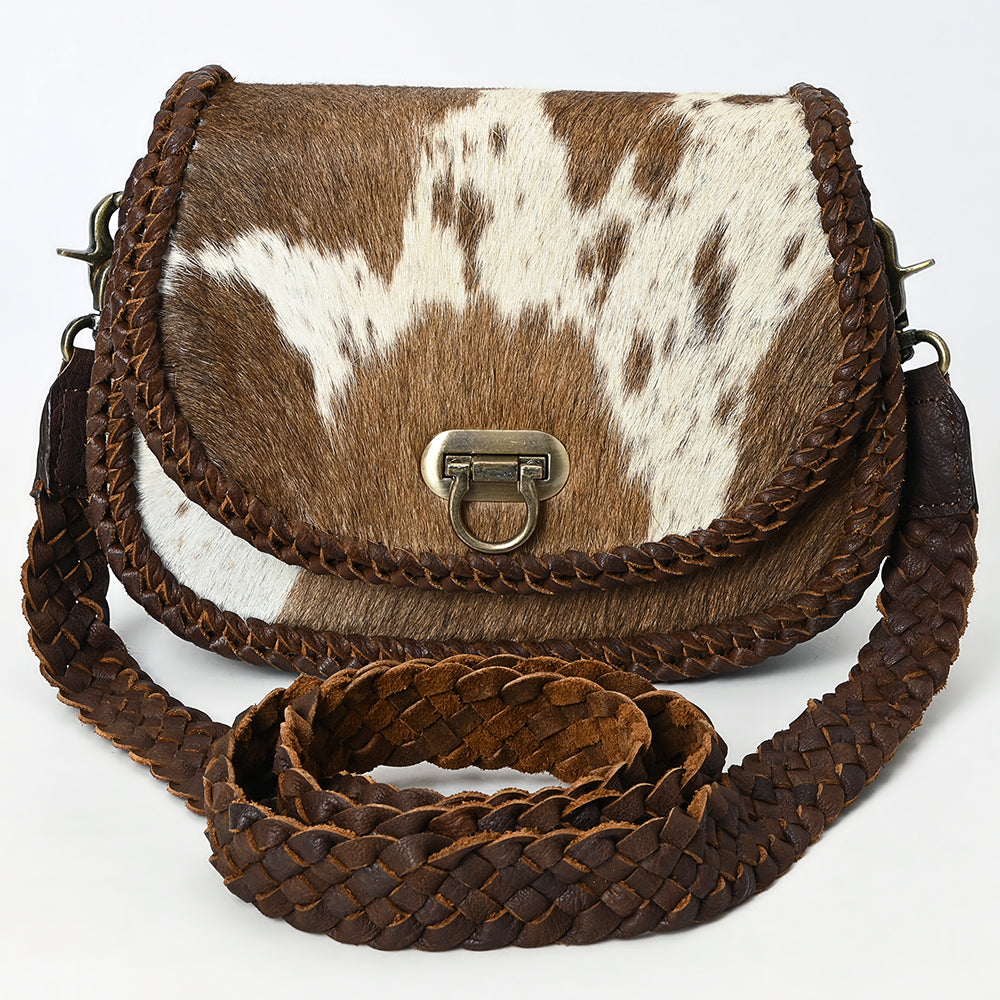 American Darling Adbgm456 Small Crossbody Hair-On Genuine Leather Women Bag Western Handbag Purse