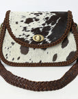 American Darling Adbgm457 Small Crossbody Hair-On Genuine Leather Women Bag Western Handbag Purse