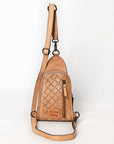 American Darling Sling Hand Tooled Leather Women Bag Western Handbag Purse