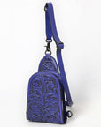 American Darling Sling Hand Tooled Leather Women Bag Western Handbag Purse