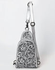 American Darling Sling Hand Tooled Leather Women Bag Western Handbag Purse