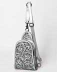 American Darling Sling Hand Tooled Leather Women Bag Western Handbag Purse