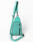American Darling Sling Hand Tooled Leather Women Bag Western Handbag Purse