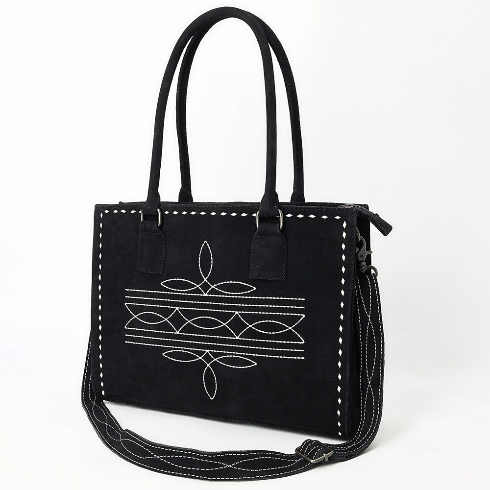 American Darling Tote Genuine Suede Leather Women Bag Western Handbag Purse