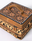 American Darling Jewelry Case Hand Tooled Genuine Leather women bag western handbag purse