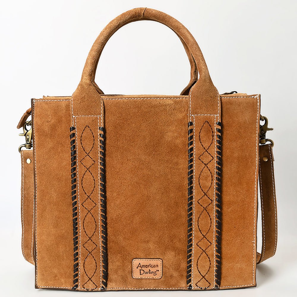 American Darling Tote Genuine Suede Leather women bag western handbag