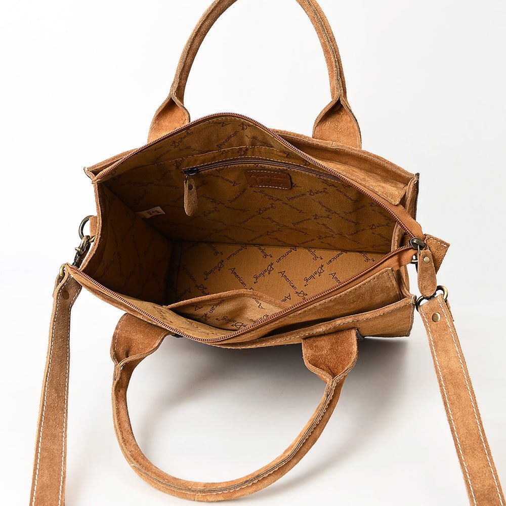 American Darling Tote Genuine Suede Leather women bag western handbag