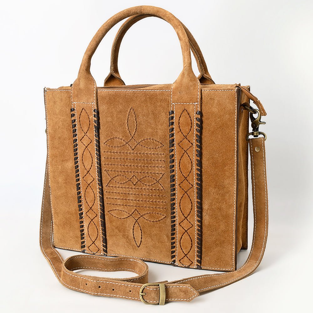 American Darling Tote Genuine Suede Leather women bag western handbag