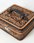 American Darling Adbga611 Jewelry Case Hand Tooled Genuine Leather Women Bag Western Handbag Purse
