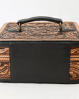 American Darling Adbga611 Jewelry Case Hand Tooled Genuine Leather Women Bag Western Handbag Purse