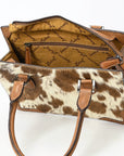 American Darling Hair-On Genuine Leather women bag western handbag purse
