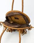 Hair-On Genuine Leather women bag western handbag purse