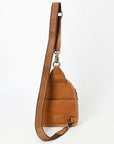 American Darling Adbga612 Sling Hand Tooled Genuine Leather Women Bag Western Handbag Purse