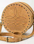 American Darling Canteen Genuine Suede Leather women bag western handbag purse
