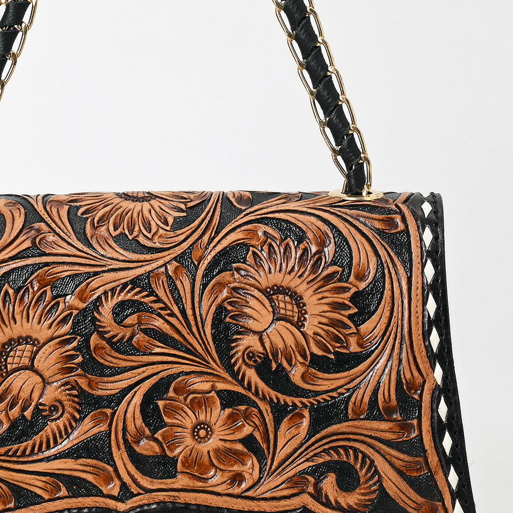 American Darling Crossbody Hand Tooled Genuine Leather Women Bag Western Handbag Purse