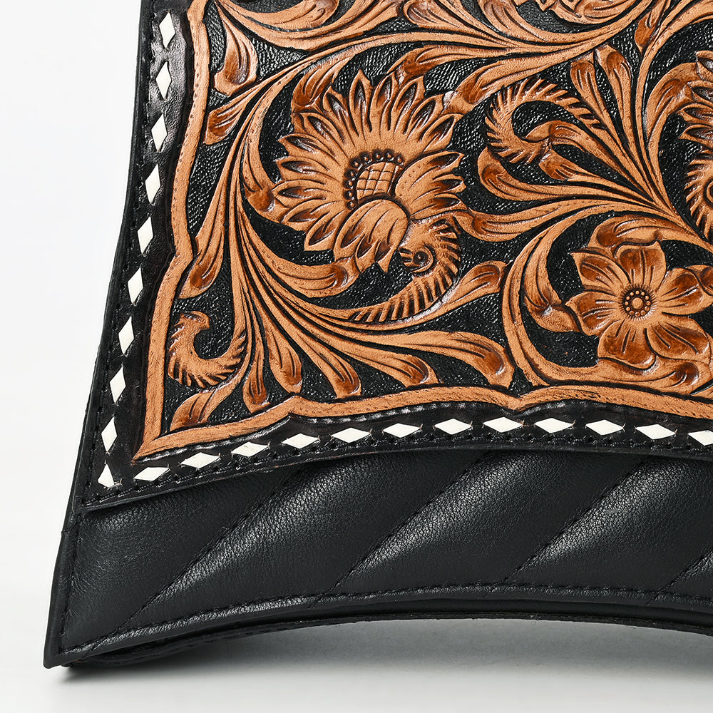 American Darling Crossbody Hand Tooled Genuine Leather Women Bag Western Handbag Purse