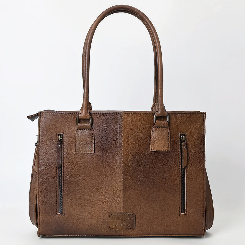 American Darling Tote Crocodile Embossed Genuine Leather Women Bag Western Handbag Purse
