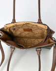 American Darling Tote Crocodile Embossed Genuine Leather Women Bag Western Handbag Purse