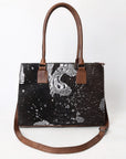 American Darling Adbg1561C Tote Crocodile Embossed Genuine Leather Women Bag Western Handbag Purse