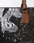 American Darling Adbg1561C Tote Crocodile Embossed Genuine Leather Women Bag Western Handbag Purse