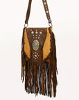American Darling Adbgm468 Large Crossbody Genuine Leather Women Bag Western Handbag Purse