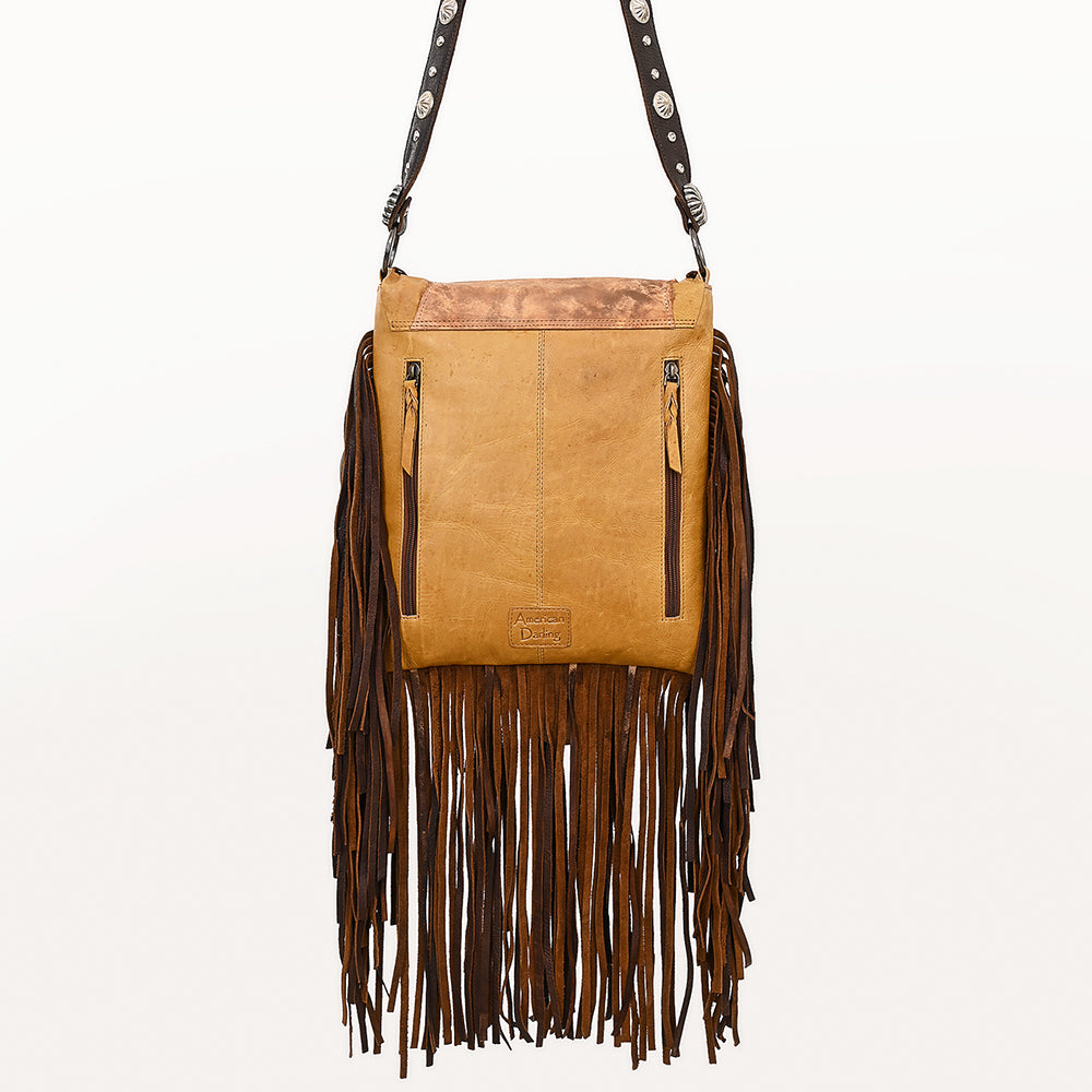 American Darling Adbgm469 Large Crossbody Genuine Leather Women Bag Western Handbag Purse