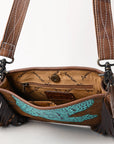 American Darling Cross Body I Crocodile Embossed Genuine Leather Women Bag Western Handbag Purse