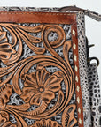 ADBG1566 Large Crossbody Hand Tooled Genuine Leather Women Bag Western Handbag Purse