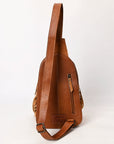 American Darling Adbg1568A Sling Hand Tooled Genuine Leather Women Bag Western Handbag Purse