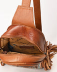 American Darling Sling Hand Tooled Genuine Leather Women Bag Western Handbag Purse| | for