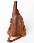 American Darling Sling Hand Tooled Genuine Leather Women Bag Western Handbag Purse| | for