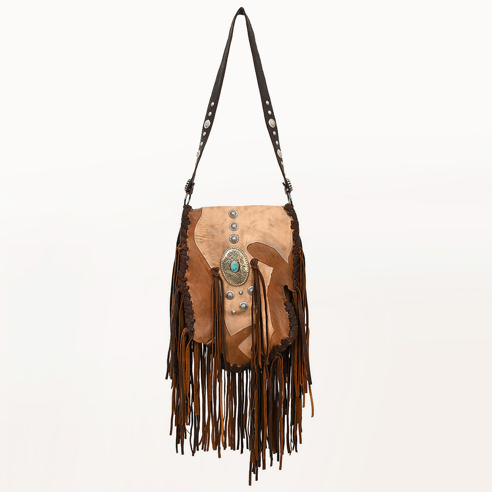American Darling Adbgm471 Large Crossbody Genuine Leather Women Bag Western Handbag Purse