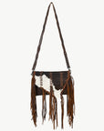 American Darling Adbgm475 Cross Body I Hair-On Genuine Leather Women Bag Western Handbag Purse