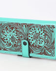 American Darling Clutch Beautifully Hand Tooled Genuine Leather women bag western handbag purse