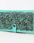 American Darling Clutch Beautifully Hand Tooled Genuine Leather women bag western handbag purse
