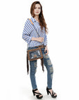 Clear Bag Beautifully Hand Tooled Genuine Leather women bag western handbag purse