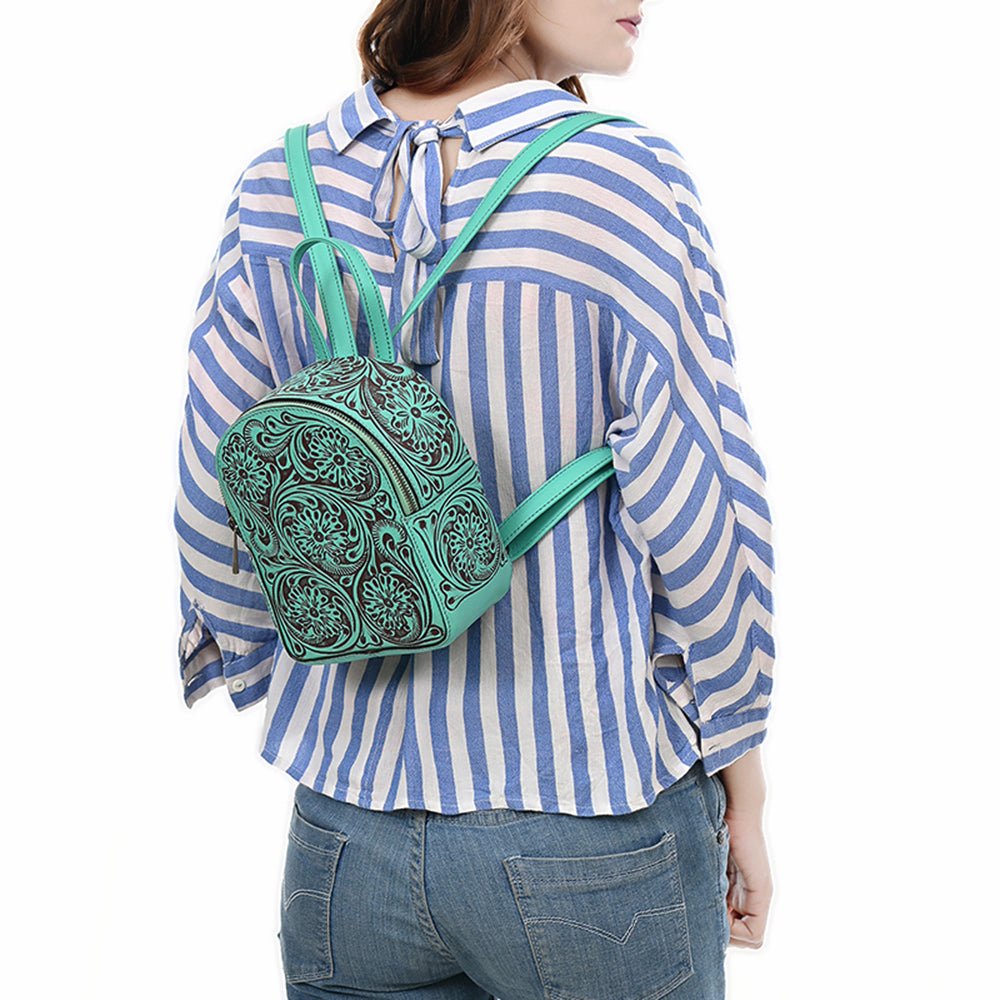 American Darling Backpack Hand Tooled Genuine Leather women bag western handbag purse