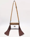 American Darling Crossbody Beautifully Hand Tooled Genuine Leather women bag western handbag purse
